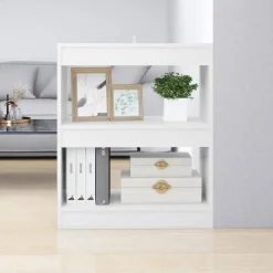 vidaXL Boekenkast/kamerscherm 60x30x72 cm wit