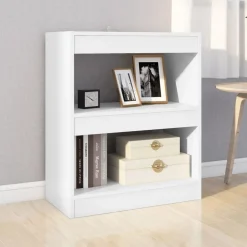 vidaXL Boekenkast/kamerscherm 60x30x72 cm wit