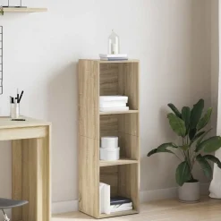 vidaXL Boekenkast/tv-meubel 36x30x114cm bewerkt hout sonoma eikenkleur
