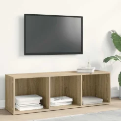 vidaXL Boekenkast/tv-meubel 36x30x114cm bewerkt hout sonoma eikenkleur