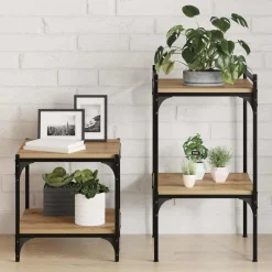 vidaXL Boekenplank Bord 4 pcs Bruin 40 x 40 x 1,5 cm Bewerkt hout
