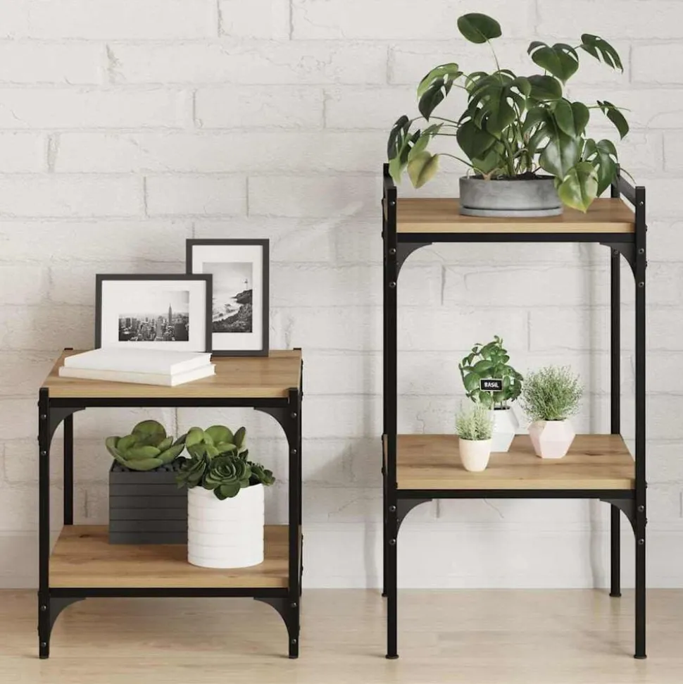 vidaXL Boekenplank Bord 4 pcs Bruin 40 x 40 x 1,5 cm Bewerkt hout