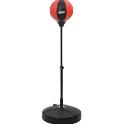 vidaXL Boksballenset met handschoenen en pomp verstelbaar 81-122 cm