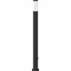 vidaXL Bolderarmatuur met stopcontact 110 cm RVS IP44