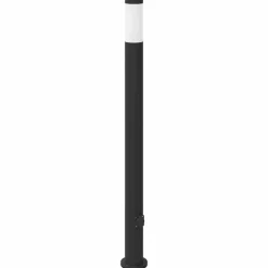 vidaXL Bolderarmatuur met stopcontact 110 cm RVS IP44