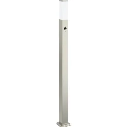 vidaXL Bolderverlichting met sensor 110 cm roestvrij staal IP44