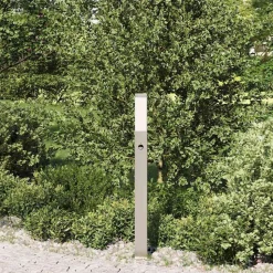 vidaXL Bolderverlichting met sensor 80 cm RVS IP44