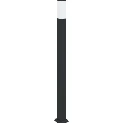 vidaXL Bolderverlichting 110 cm Zwart IP44
