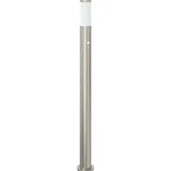 vidaXL Bolderverlichting met sensor 110 cm roestvrij staal IP44