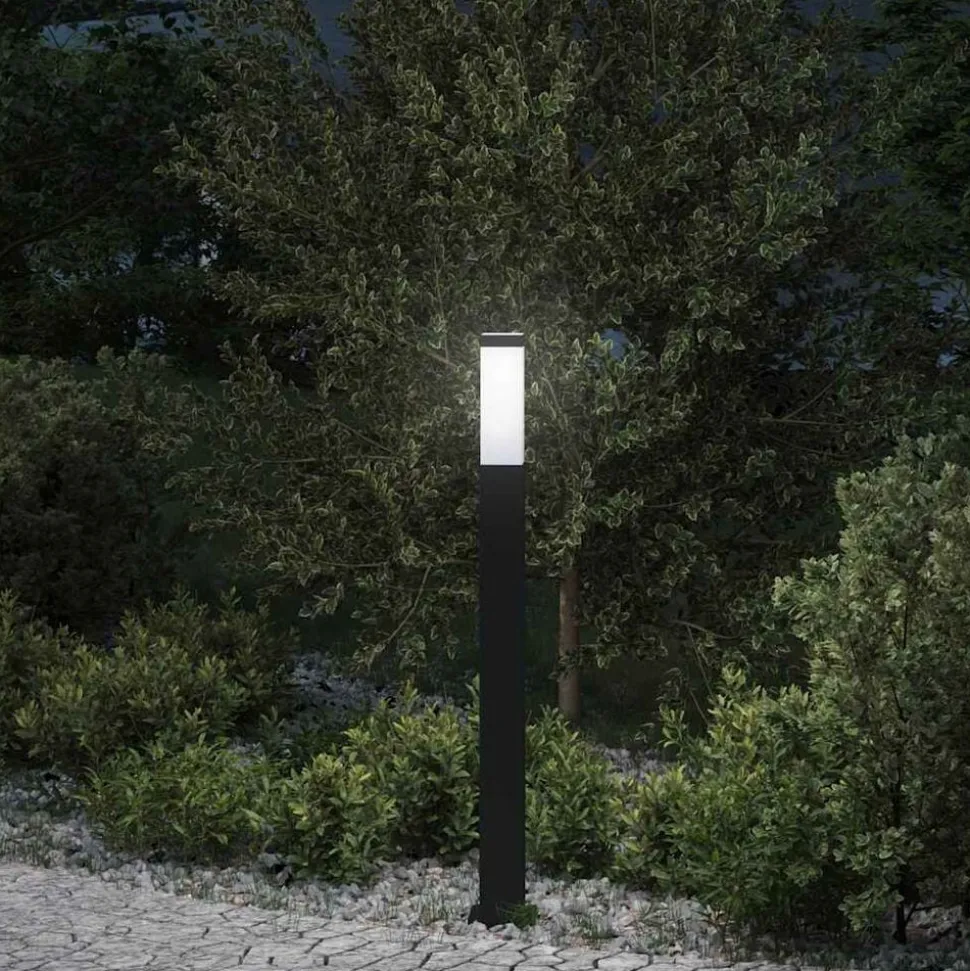 vidaXL Bolderverlichting 80 cm Zwart IP44