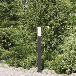 vidaXL Bolderverlichting 80 cm Zwart IP44
