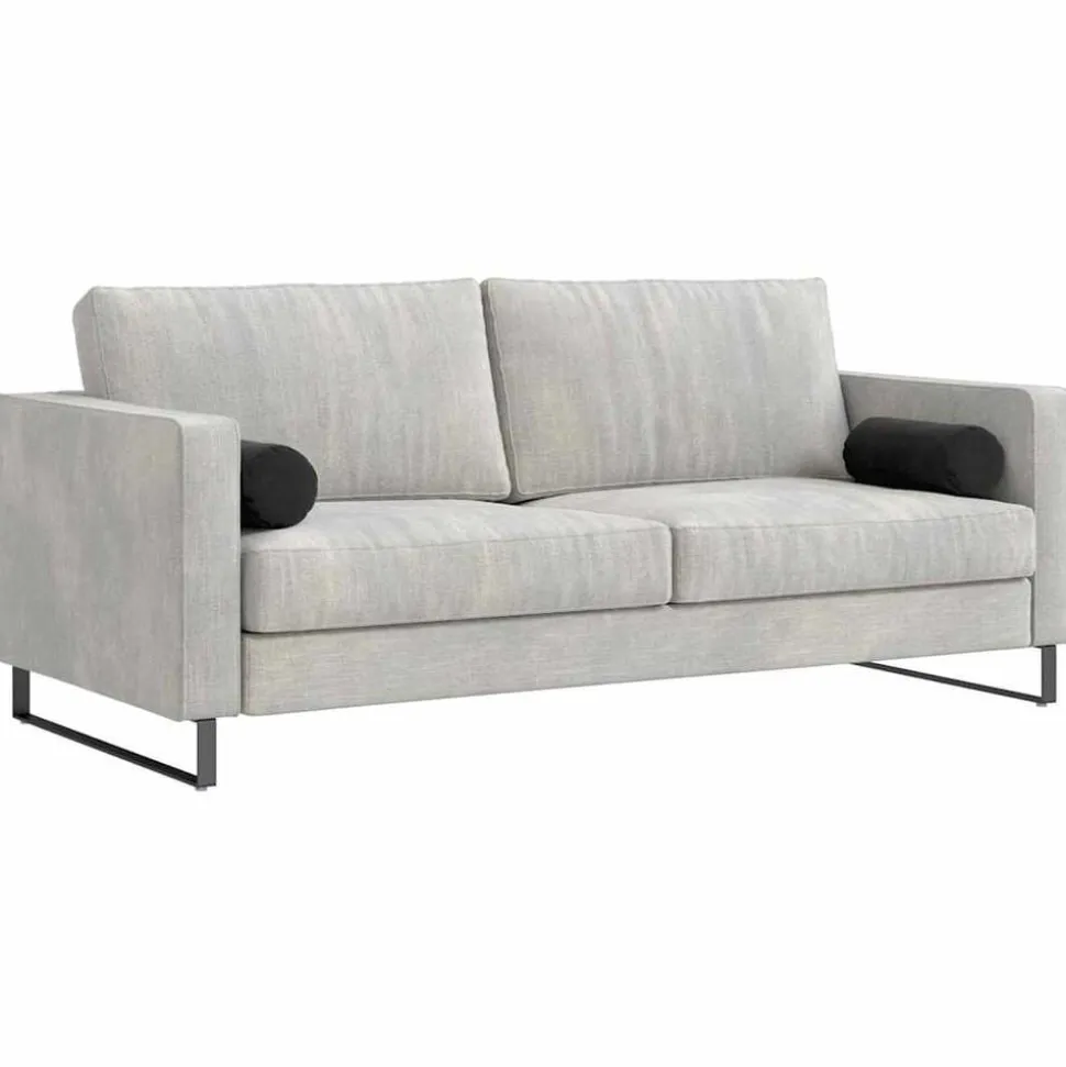 vidaXL Bolster Kussens 2 stuks Zwart Ø 15 x 40 cm Cordstof