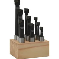 vidaXL Boorfrezen 9 st met houtbasis 12 mm
