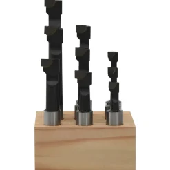 vidaXL Boorfrezen 9 st met houtbasis 12 mm