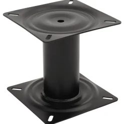 vidaXL Bootstoelpoot 18 cm staal zwart