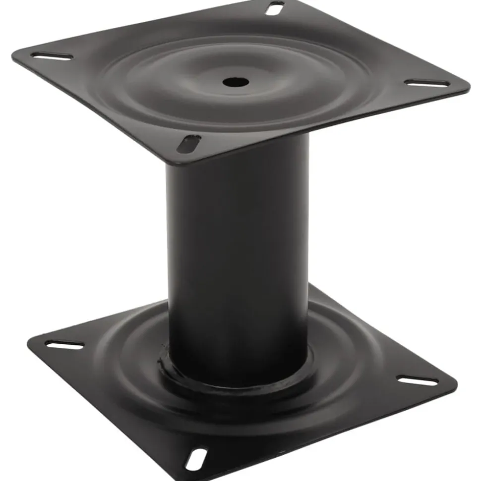 vidaXL Bootstoelpoot 18 cm staal zwart