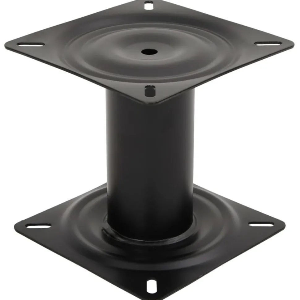 vidaXL Bootstoelpoot 18 cm staal zwart