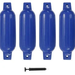 vidaXL Bootstootkussens 4 st 41x11,5 cm PVC blauw