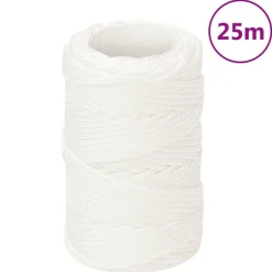 vidaXL Boottouw 2 mm 25 m polypropyleen volwit