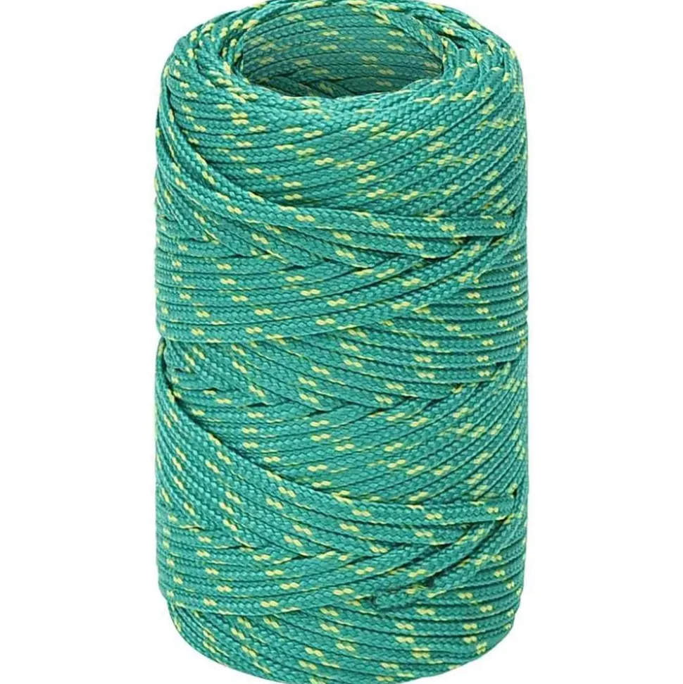 vidaXL Boottouw 2 mm 25 m polypropyleen groen