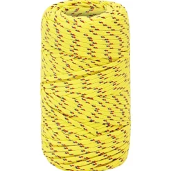vidaXL Boottouw 2 mm 25 m polypropyleen geel