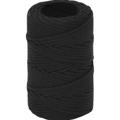 vidaXL Boottouw 2 mm 25 m polypropeen zwart
