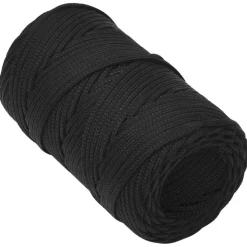 vidaXL Boottouw 2 mm 25 m polypropeen zwart