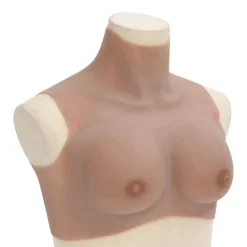 vidaXL Borstprothese B-cup silicone tan