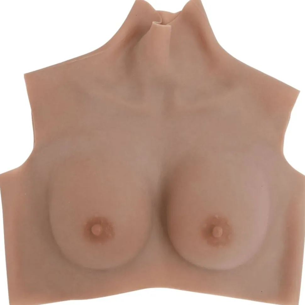 vidaXL Borstprothese B-cup silicone tan