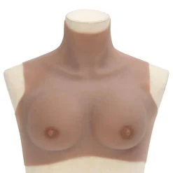 vidaXL Borstprothese B-cup silicone tan