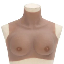 vidaXL Borstprothese B-cup silicone tan