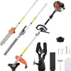 vidaXL Bosmaaier 4-in-1 functie 52 cc 1,45 kW oranje