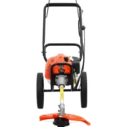 vidaXL Bosmaaier met wielen 52 cc 1,45 kW oranje