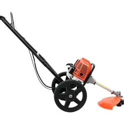 vidaXL Bosmaaier met wielen 52 cc 1,45 kW oranje