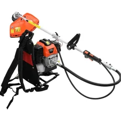 vidaXL Bosmaaier rugzak design 52 cc 1,45 kW oranje