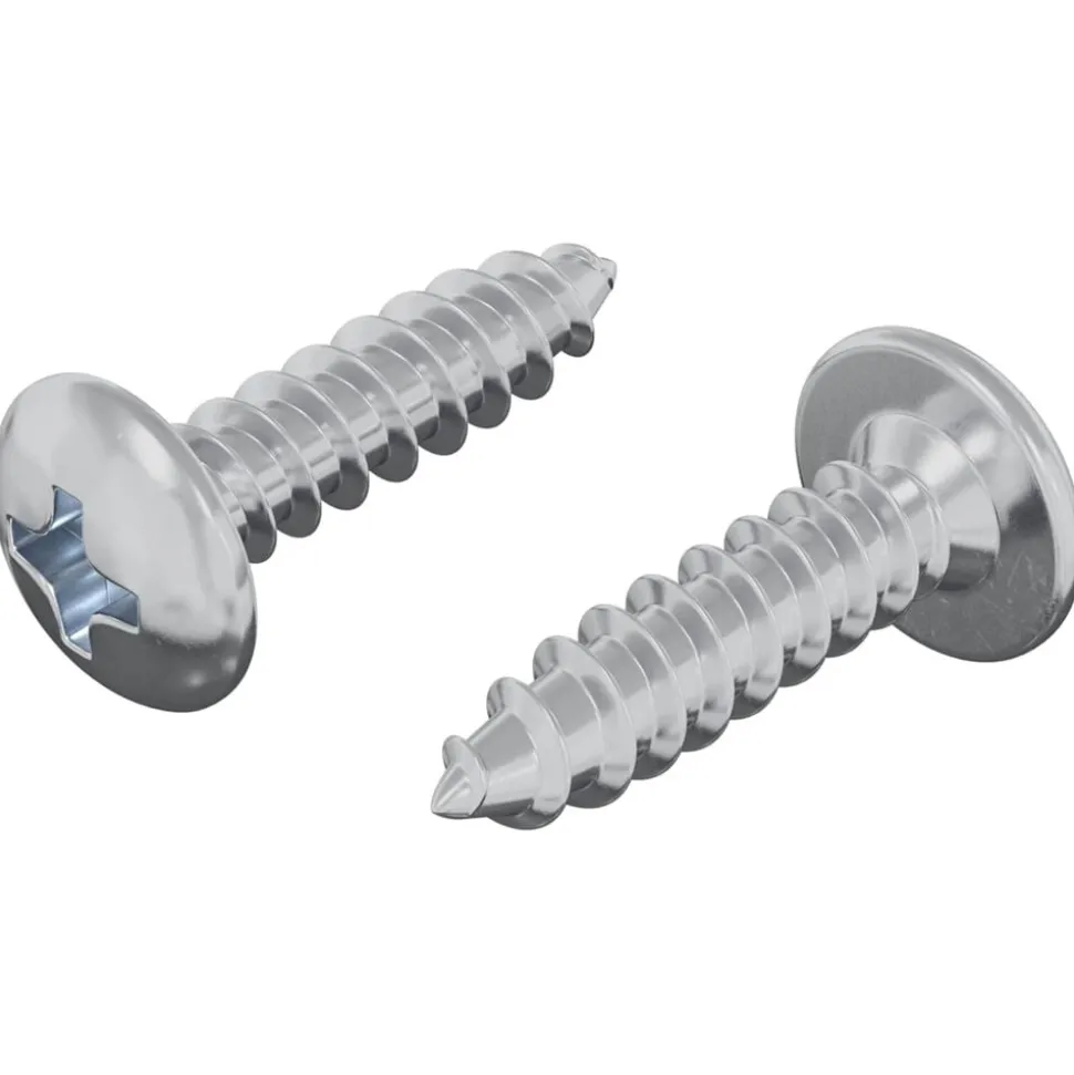 vidaXL Bout 2 pcs Zilver M4 x 16 mm Staal