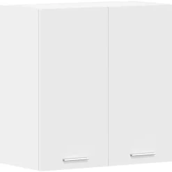 vidaXL Bovenkast Lyon 60x31x60 cm bewerkt hout wit