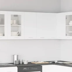 vidaXL Bovenkast Lyon 60x31x60 cm bewerkt hout wit