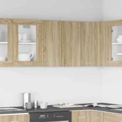 vidaXL Bovenkast Lyon 60x31x60 cm bewerkt hout sonoma eikenkleurig