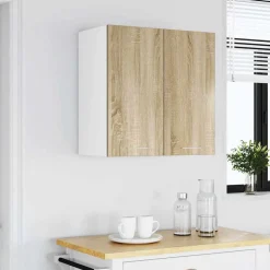vidaXL Bovenkast Lyon 60x31x60 cm bewerkt hout sonoma eikenkleurig