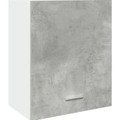 vidaXL Bovenkast Lyon 50x31x60 cm bewerkt hout betongrijs