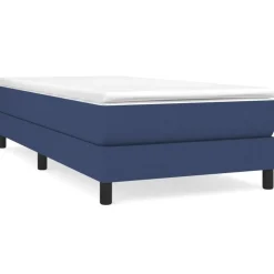 vidaXL Boxspring bed 80x200 cm stof blauw