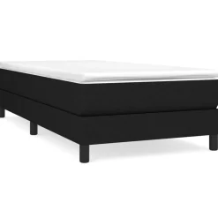 vidaXL Boxspring bed 80x200 cm stof zwart
