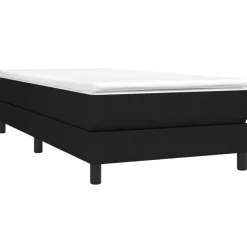 vidaXL Boxspring bed 80x200 cm stof zwart
