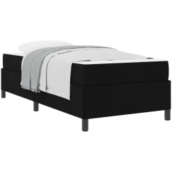 vidaXL Boxspringbed Zwart 80 x 200 cm Stof
