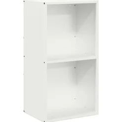 vidaXL Brandhoutrek 40x30x75 cm koudgewalst staal wit
