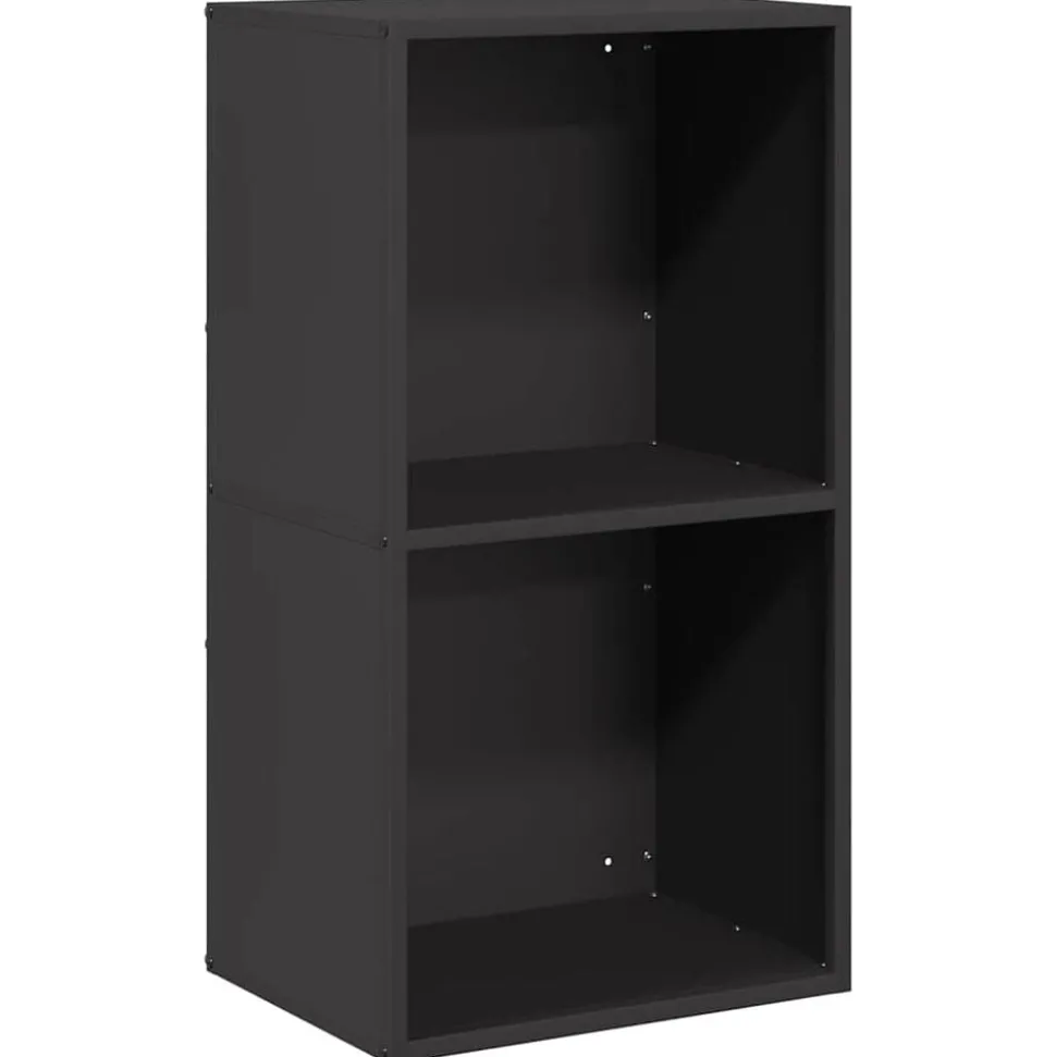 vidaXL Brandhoutrek 40x30x75 cm koudgewalst staal zwart