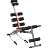 vidaXL Buikspiertrainer L-vormig met elastische koorden