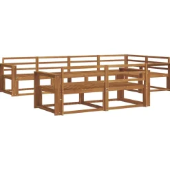 vidaXL Buiten bankenset 7 pcs Naturel Massief Acaciahout