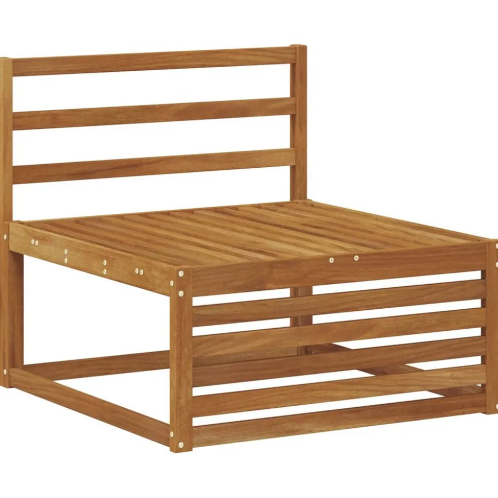 vidaXL Buiten bankenset 5 pcs Naturel